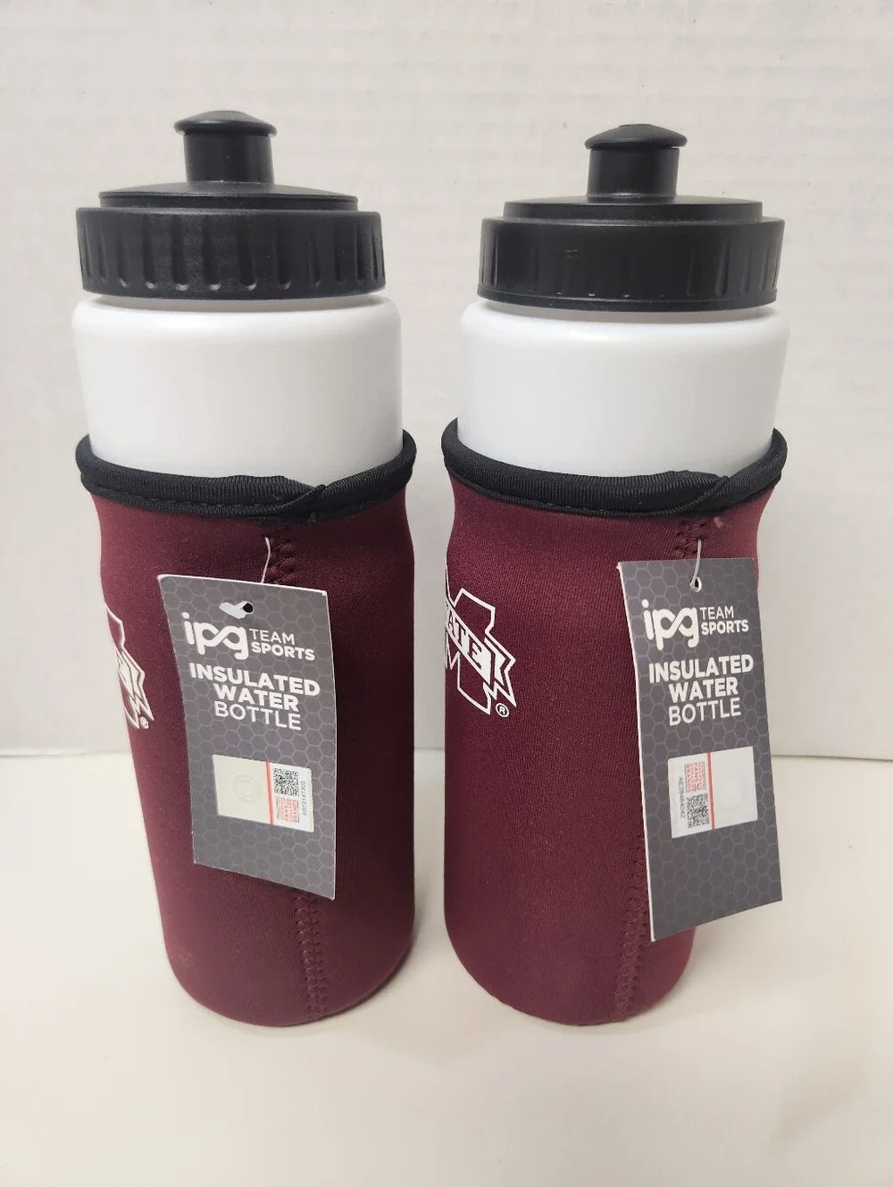 Bundle of 2 Mississippi State Bulldogs Insulated Water Bottles 22oz